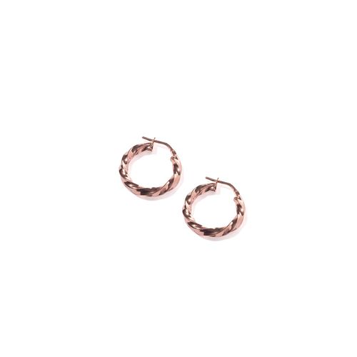 Brincos Carmín Checo Prata 925 Rosé